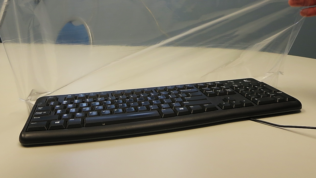 Disposable Computer Keyboard Covers Poly Keyboard Barrier Covers